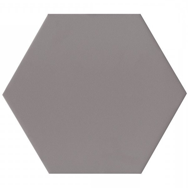Gres Heksagonalny Solid Grey 21,5x25 (1)