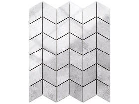  Mozaika Manhattan Bianco Chevron Połysk 29,5x25,5