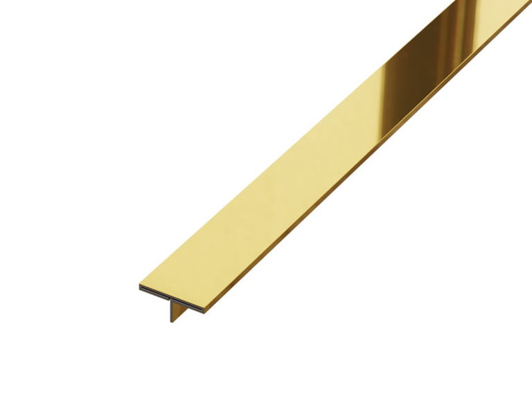 Listwa Metalowa do Płytek Podłogowych Złota-Połysk 1,5x270cm (1)
