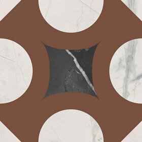 Fioranese Marmorea Intensa Deco Dusty Mauve 20x20-płytki dekoracyjne