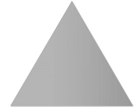  WOW Triangle Floor Ash Grey Matt 20x23-płytki trójkątne