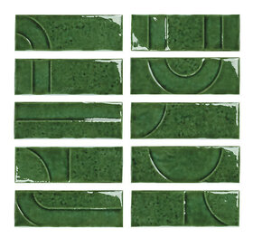 WOW Hammer Decor Emerald 5x15-płytki cegiełki
