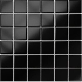 Mozaika Gresowa Square Czarny Mat 30x30