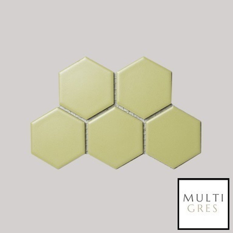 Mozaika Heksagon Olive Mat 27x28,5 (1)