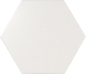 Płytki Scale Hexagon White Mat 12,4x10,7