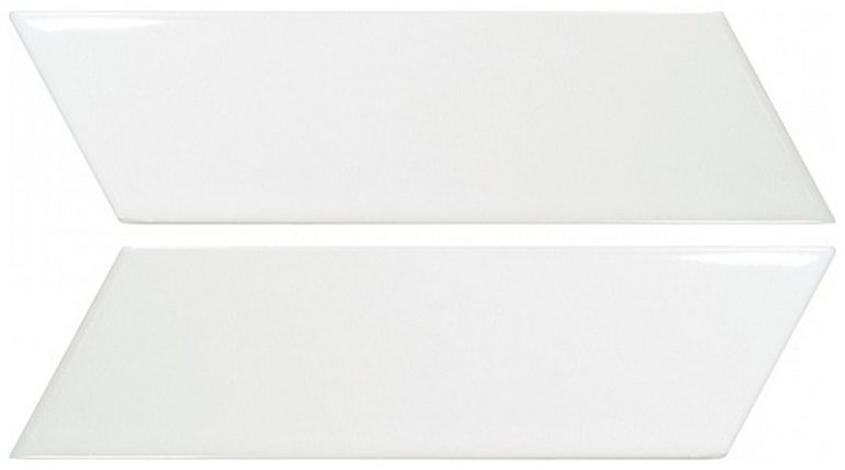 Płytki Chevron Wall White Left-Right 18,6x5,2 (1)