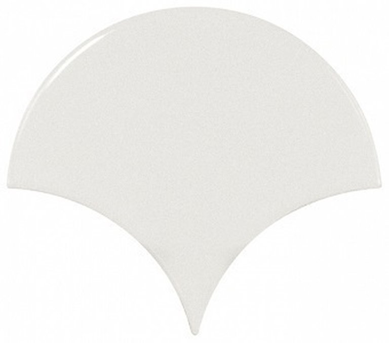 Płytki Scale Fan White 10,6x12 (1)