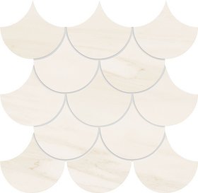 Mozaika Sheen White 290x193