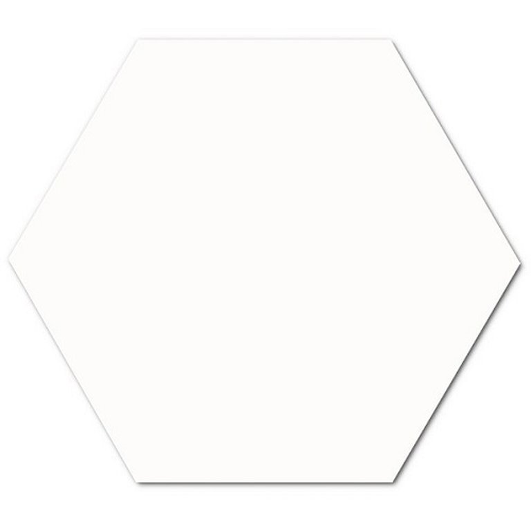 Minimalista Hexagono Blanco 14x16,3 (1)