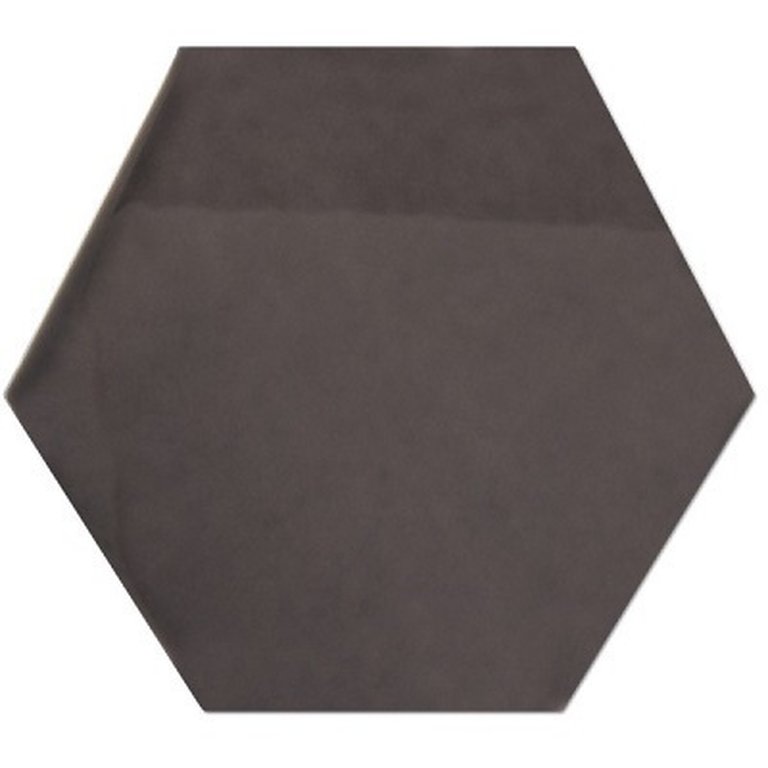 Hexagono Liso Grafito Brillo 17x15 (1)