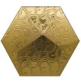Decor Piramidal Oro 2 17x15