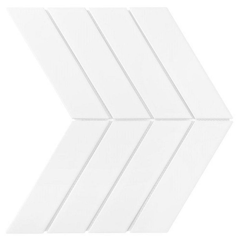 Dunin Jodełka Royal Chevron White Mat 31,8x22,4 (1)