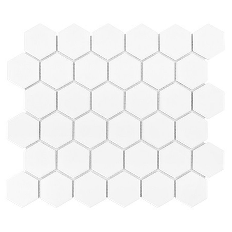 Dunin Hexagon White 51 Mat 28x27,1 (1)