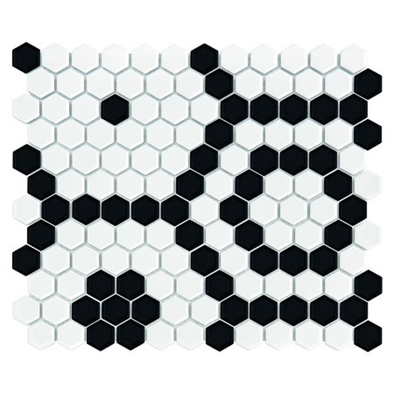 Dunin Mini Hexagon B&W Bee 30x26 (1)