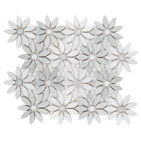 Dunin Mozaika Carrara White Bloom 28,5x31,5