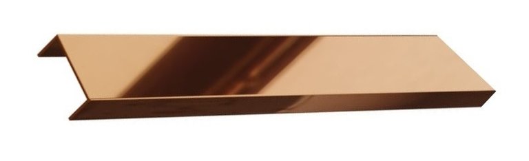 Listwa Metalowa do Płytek, miedziana lustro 5,00 X 244cm (1)