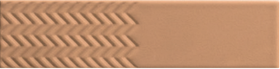 Płytki Cegiełki Biscuit Waves Terra 5x20